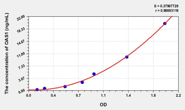 Mouse OAS1 (2',5'-Oligoadenylate Synthetase 1) ELISA Kit (AEKE01632)