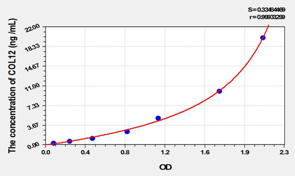 Mouse COL12 (Collagen Type XII) ELISA Kit (AEKE01859)