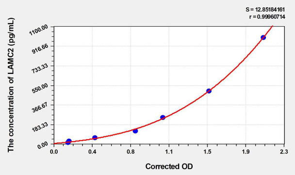 Mouse LAMC2 (Laminin Gamma 2) ELISA (Small Sample Volume) (AEKE03049)