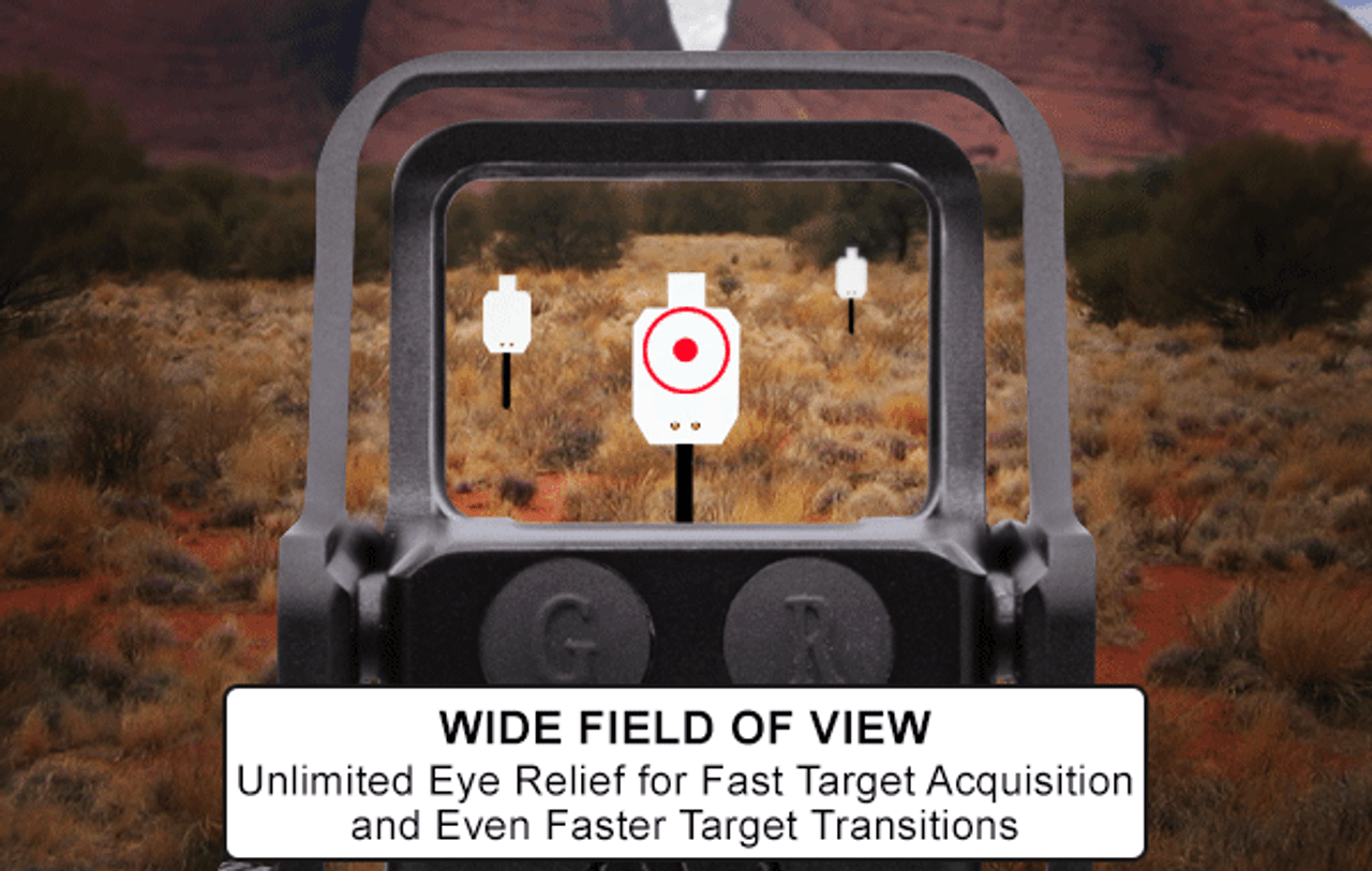 reflex sight view