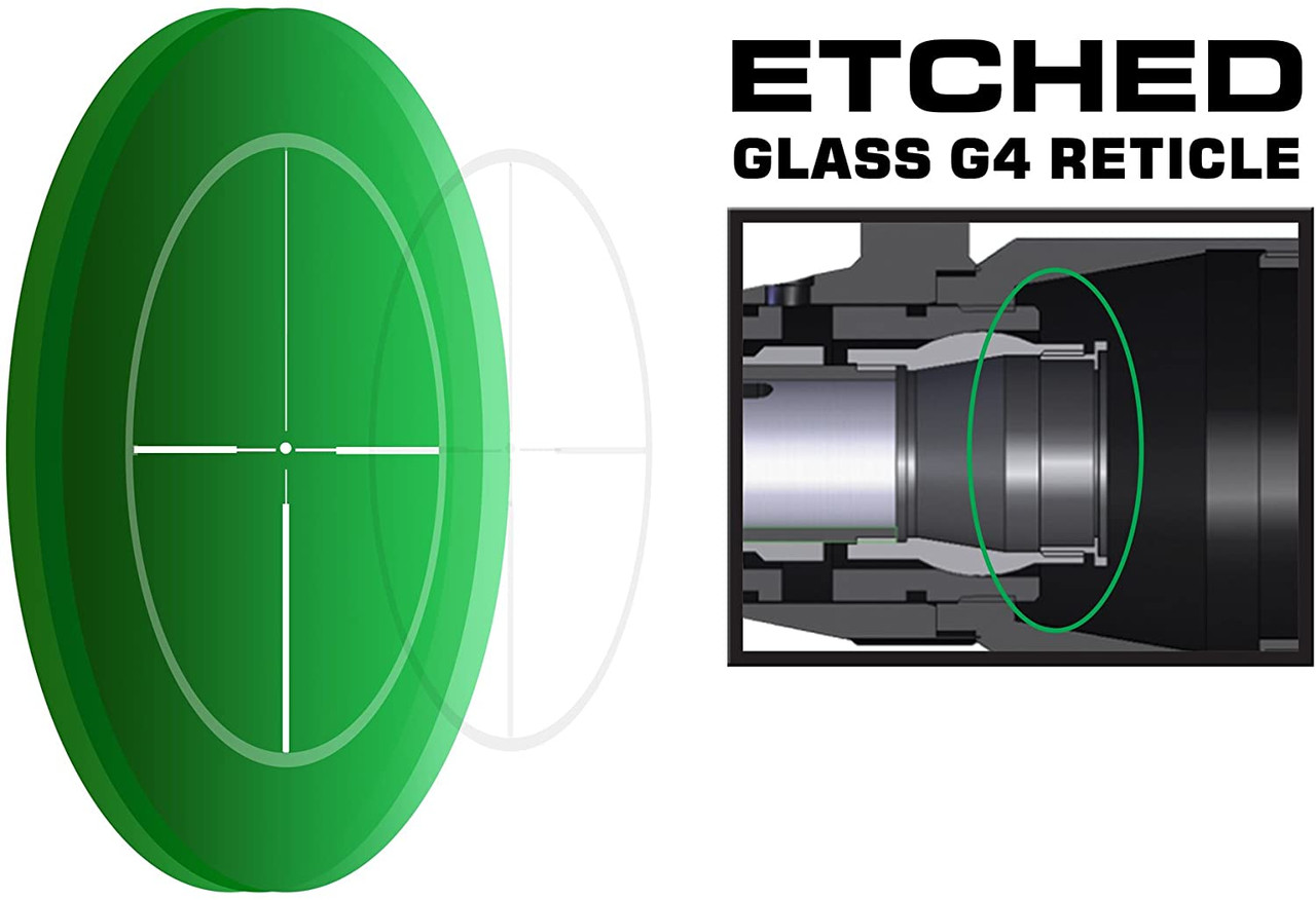 UTG scp3-ug4165g4 AccuShot G4X 40mm G4 Dot Reticle Scope, 30mm