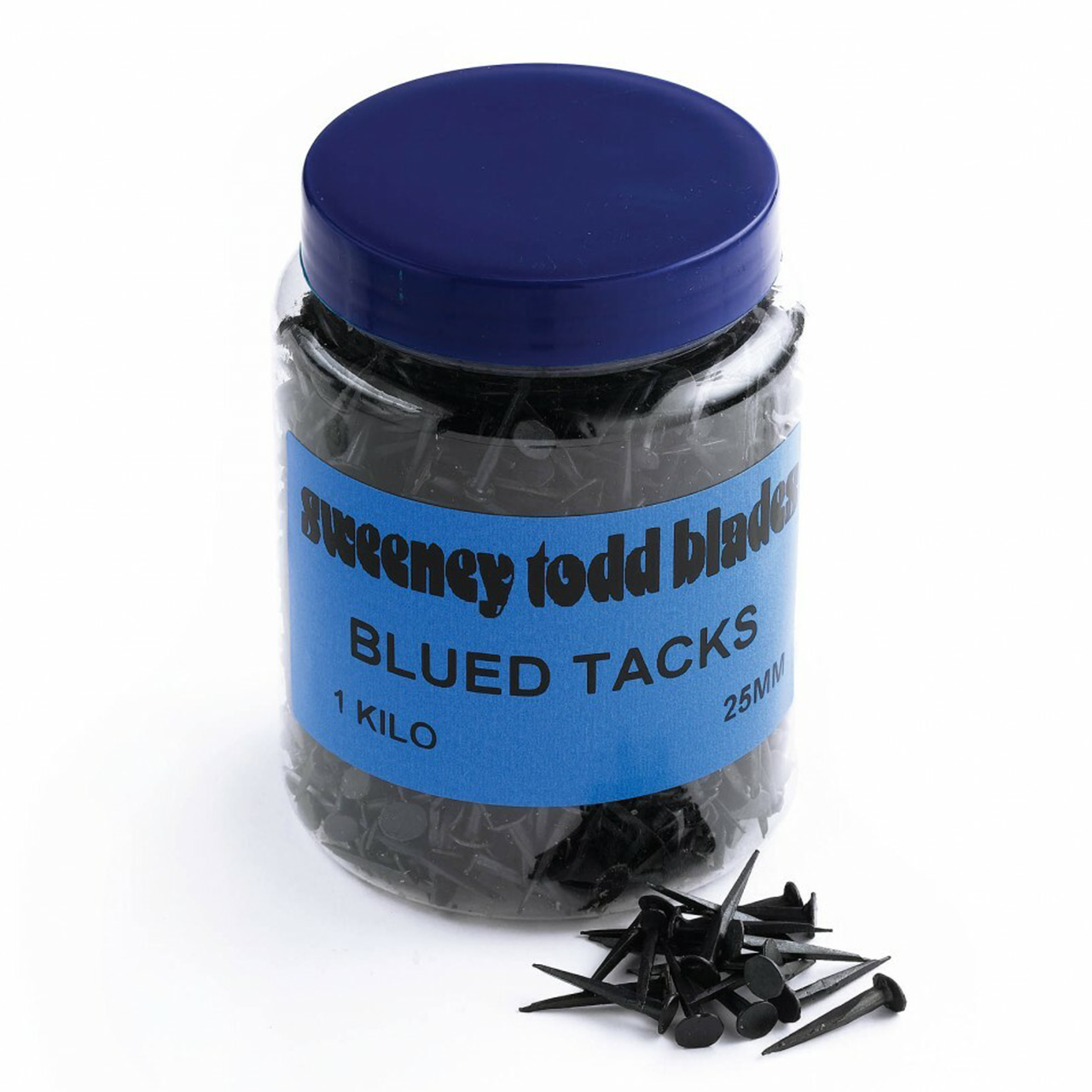 Blued Tacks 25mm 1 Kg Tub Floormart.co.uk