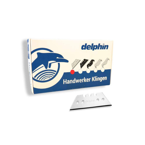 Delphin Carbon Steel Trapezoid Blade (100 Pack)