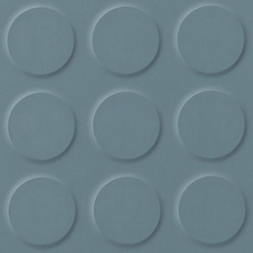 Polyflor SaarFloor Noppe Rubber Floor Tiles Steel 014