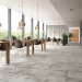 Polyflor Expona Design Stone and Abstract Grey Stencil Concrete 9139