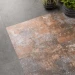 Polyflor Expona Design Stone and Abstract Rusted Stencil Concrete 9141