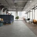 Polyflor Expona Design Stone and Abstract Subway Cement 9133