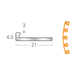 Gradus ETR301 F0 Aluminium Multi-Purpose Trim – 2.5m Length 