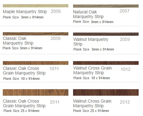 Polyflor Marquetry Strips 