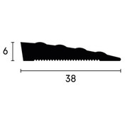 Quantum QT600 Flexible Ramp Trim 2m (Ribbed) (QUA-QT600)