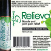 Relieva Muscle and Joint Pain Relief Essential Oil Roller Ball by Grampa's Garden Made in Maine