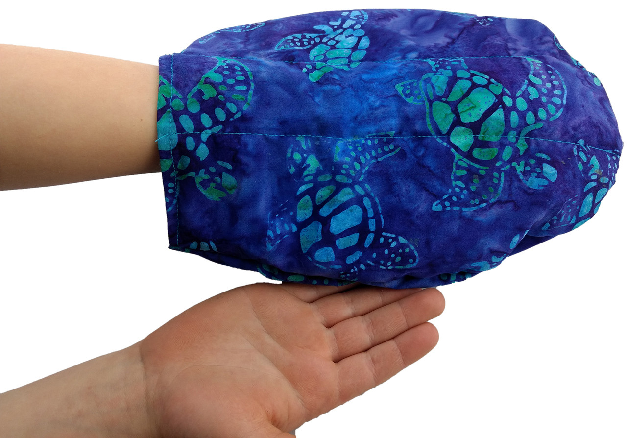 Hand Mitt Protect and Comfort Hands against Cold or Heat - Batik Turtle Fabric