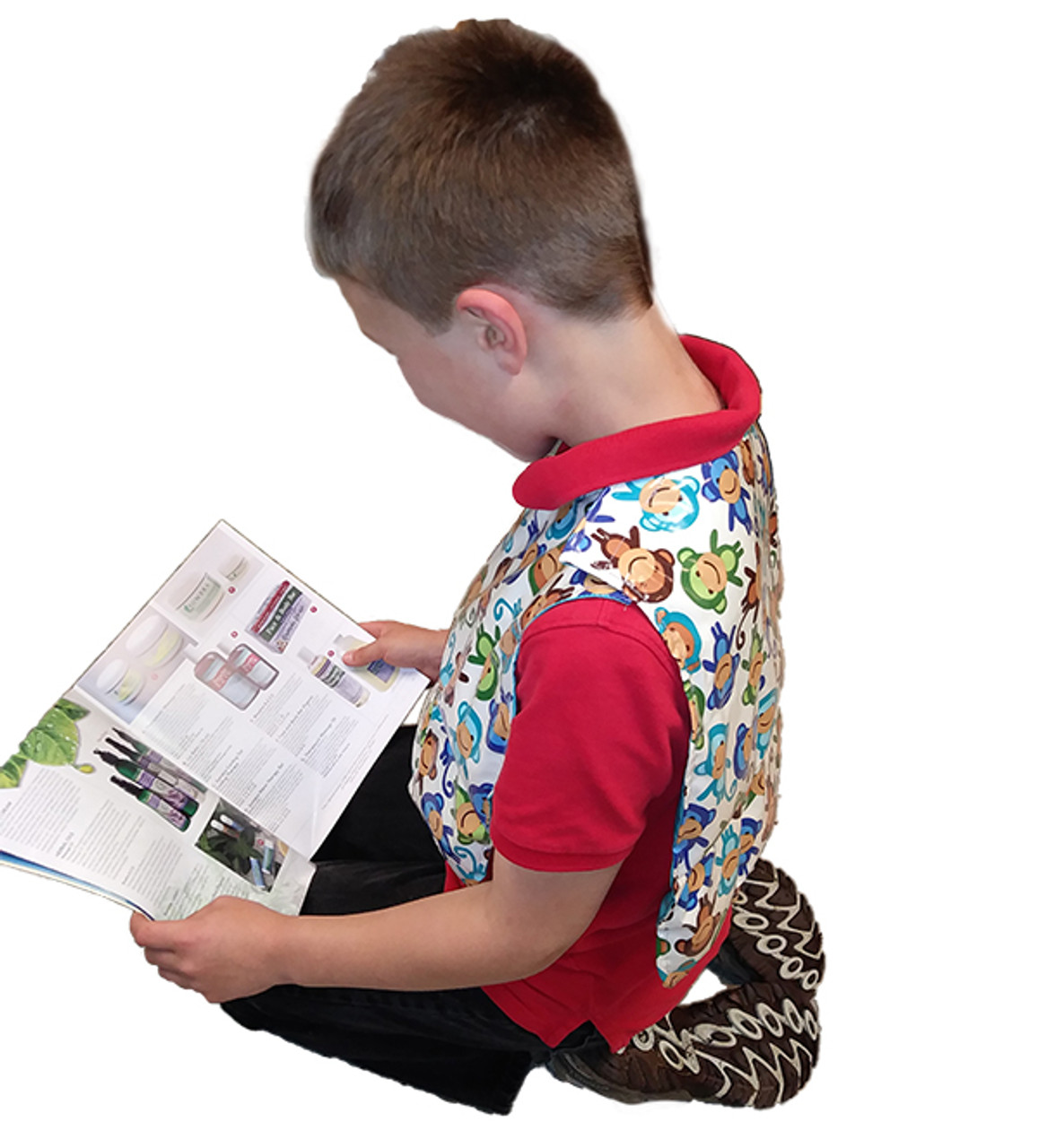 Weighted Washable Vest for Kids with Sensory Integration, Focusing, Relaxing, More. Made in Maine USA by Grampa's Garden