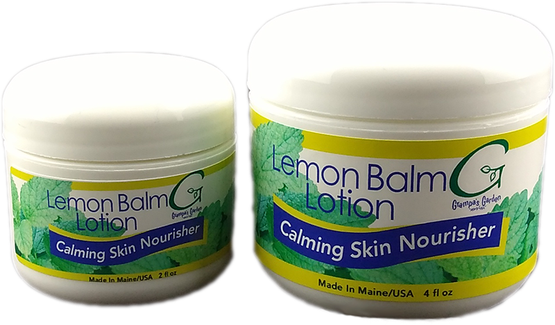 Lemon Balm Lotion Grampa's Garden