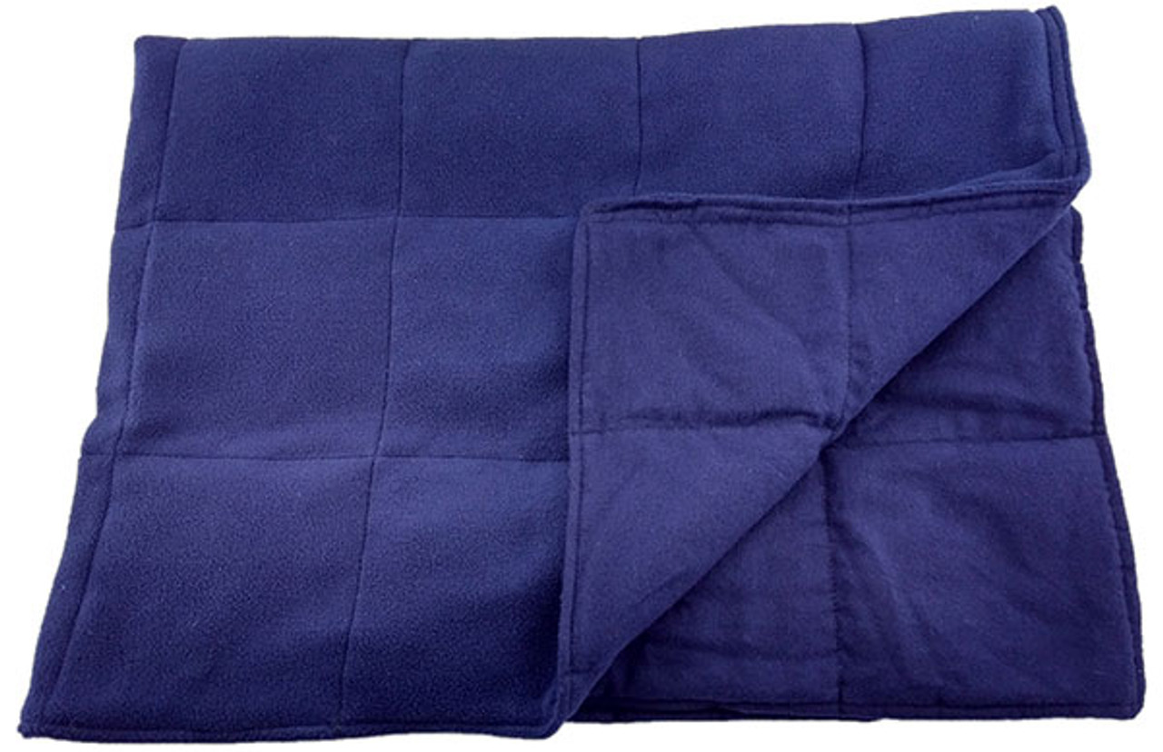 4.5 LB Weighted Blanket for Kids Navy Washable by Grampa s Garden