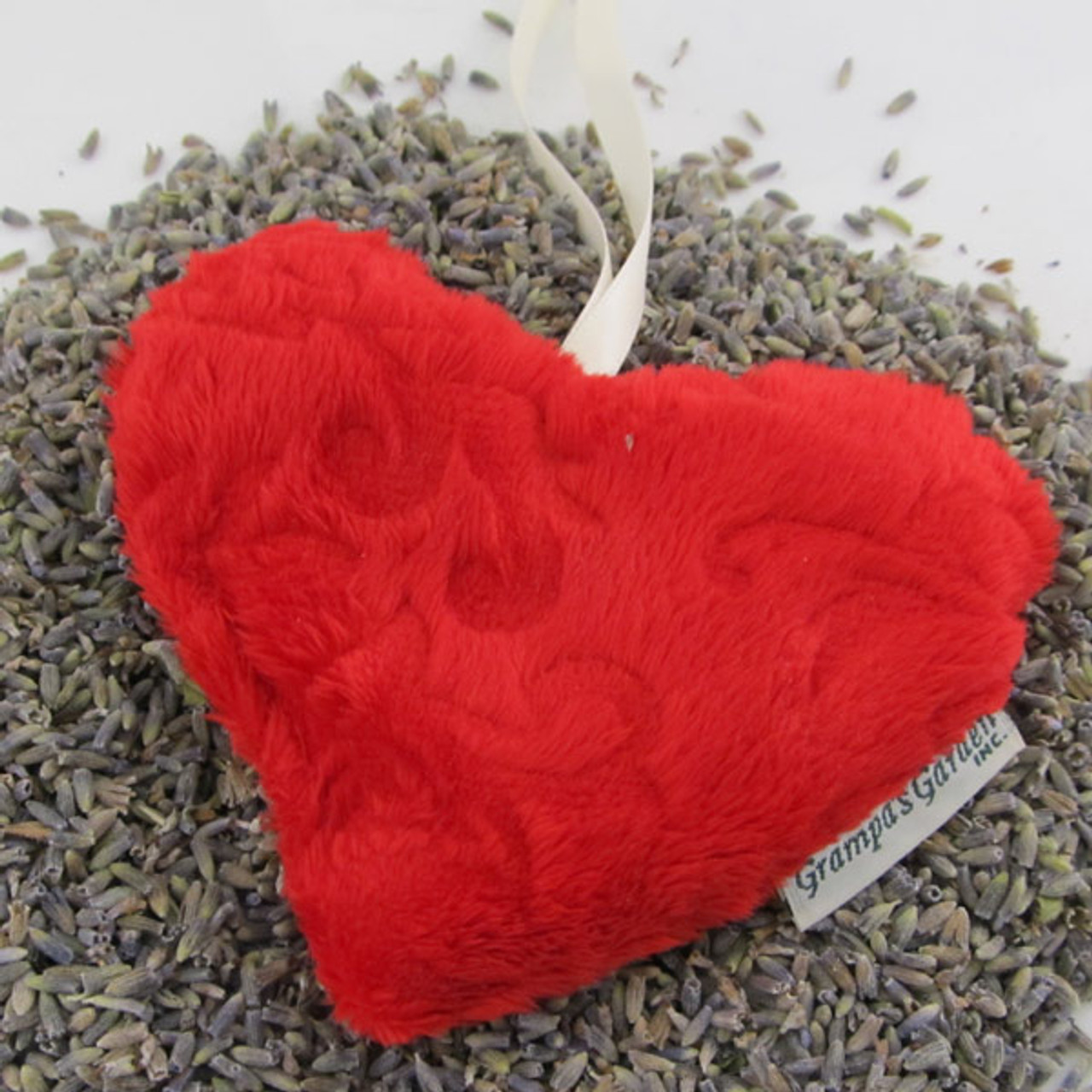 Soft Red Plush Heart