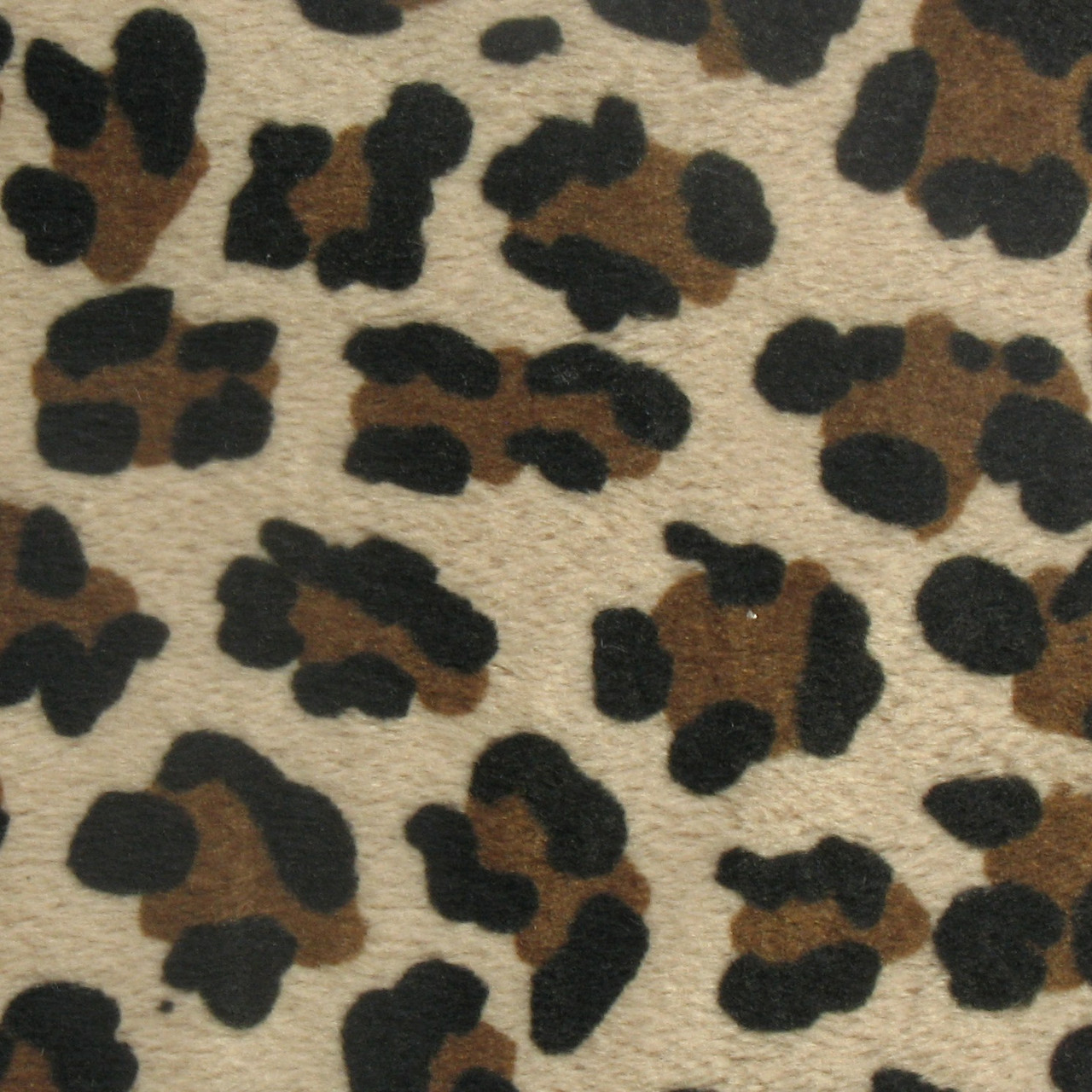 Actual Belly Fabric - Leopard Plush