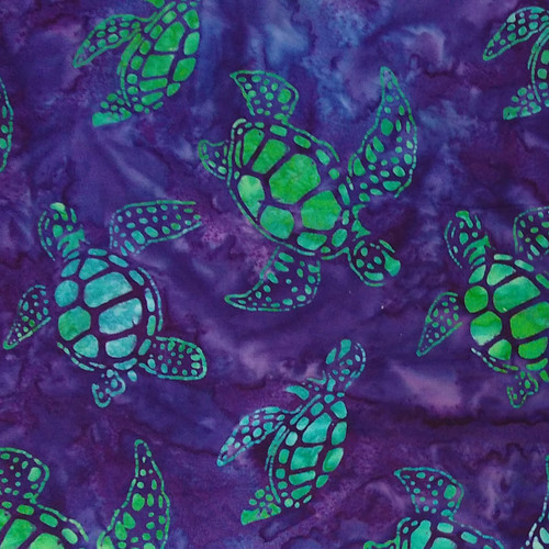 Weighted Washable Body Blanket - 56"X74" 25 LB - Batik Turtle