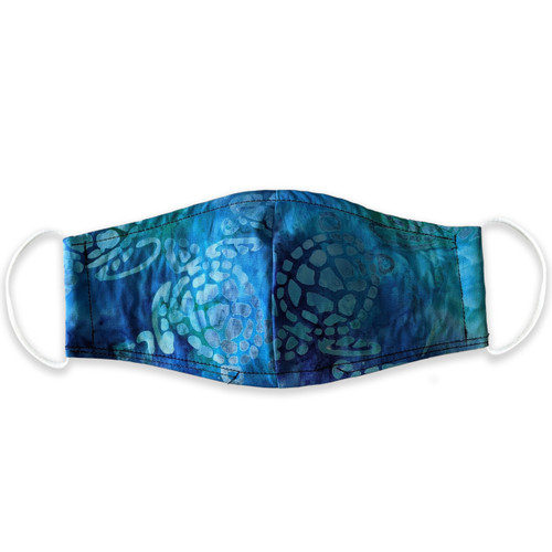 Batik Sea Turtle Face Mask with earloop Batik Sea Turtle Face Mask with earloop