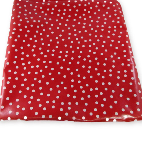 Red Dot Laminate Cotton 5 LB Weighted Washable Blanket