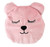 Pink Fluff Teddy Pack Eyes Closed - Heatable, Washable