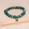 Malachite Pebble Bracelet