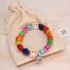 Rainbow Skull Bracelet