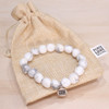 White Howlite Pebble Bracelet