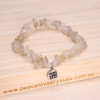 Rutilated Quartz Chip Bracelet