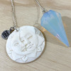 Opalite Sun and Moon Pendulum