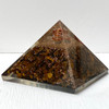 Gold Tiger Eye Orgonite Pyramid