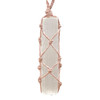 Selenite Macrame Pendant