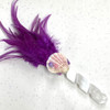 Magical Mermaid Purple Feather Selenite Wand