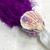 Magical Mermaid Purple Feather Selenite Wand