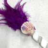 Magical Mermaid Purple Feather Selenite Wand