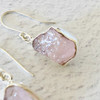 Morganite Sterling Silver Earrings