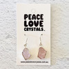 Morganite Sterling Silver Earrings