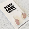 Morganite Sterling Silver Earrings 