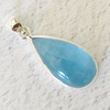 Aquamarine Sterling Silver Pendant