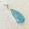 Aquamarine Sterling Silver Pendant