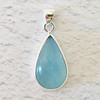 Aquamarine Sterling Silver Pendant