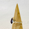 Amethyst Teardrop Sterling Silver Ring