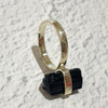 Black Tourmaline Sterling Silver Ring