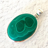 Malachite Sterling Silver Pendant