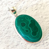 Malachite Sterling Silver Pendant