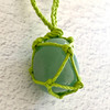 Green Aventurine Macrame Pendant