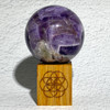 Chevron Amethyst Sphere