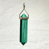 Malachite Double Terminated Point Pendant