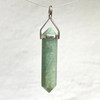 Aquamarine Double Terminated Point Pendant