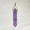 Amethyst Double Terminated Point Pendant